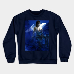 blue velvet Crewneck Sweatshirt